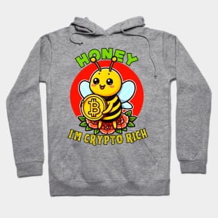 Bitcoin bee for rich people Hoodie